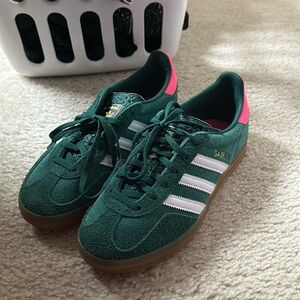 Adidas green gazelle